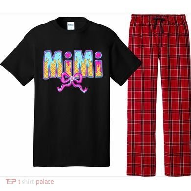 Baseball Mimi Coquette Bow Ice Cream Baseball Drip For Pajama Set