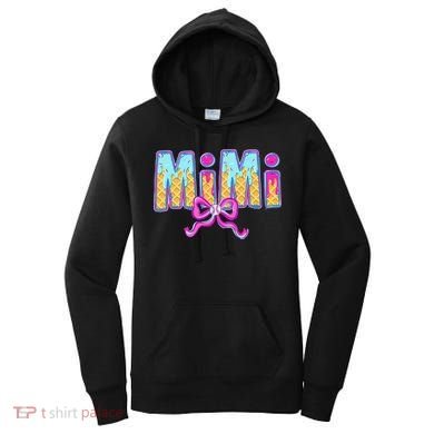 Baseball Mimi Coquette Bow Ice Cream Baseball Drip For Women's Hoodie