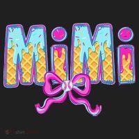 Baseball Mimi Coquette Bow Ice Cream Baseball Drip For Hat thumb 2