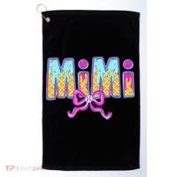 Baseball Mimi Coquette Bow Ice Cream Baseball Drip For Golf Towel thumb 0