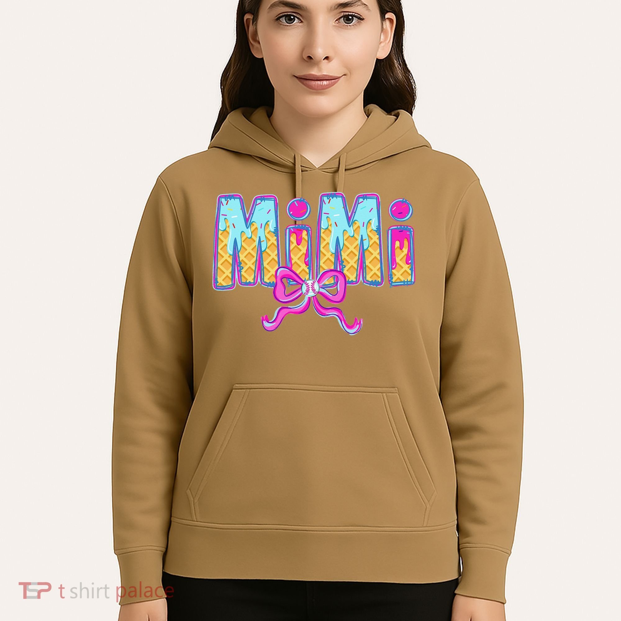Baseball Mimi Coquette Bow Ice Cream Baseball Drip For Hoodie