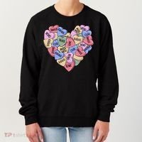 Be Mine Candy Heart Valentine Gift For Valentine Day Women's Sweatshirt thumb 0