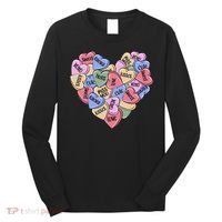 Be Mine Candy Heart Valentine Gift For Valentine Day Long Sleeve Shirt thumb 0