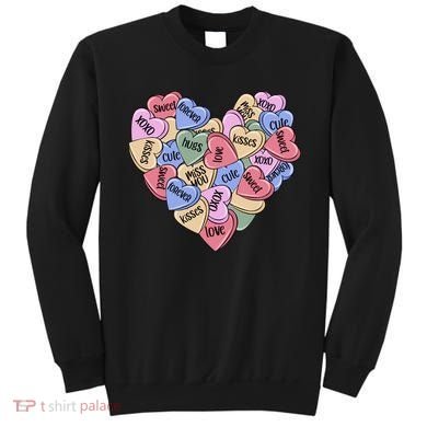 Be Mine Candy Heart Valentine Gift For Valentine Day Sweatshirt