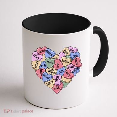 Be Mine Candy Heart Valentine Gift For Valentine Day Coffee Mug back
