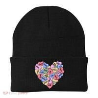 Be Mine Candy Heart Valentine Gift For Valentine Day Beanie thumb 0