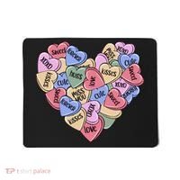 Be Mine Candy Heart Valentine Gift For Valentine Day Mousepad thumb 0