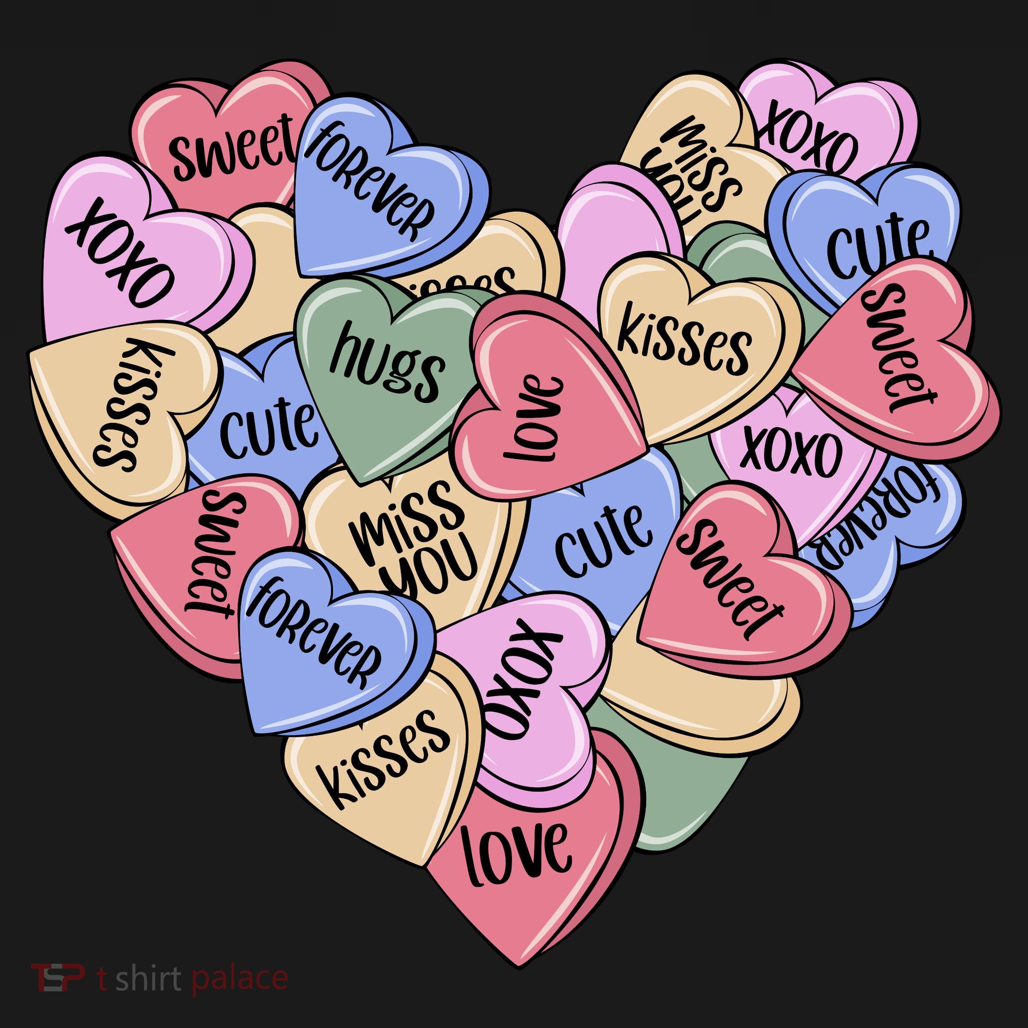 Be Mine Candy Heart Valentine Gift For Valentine Day Mousepad