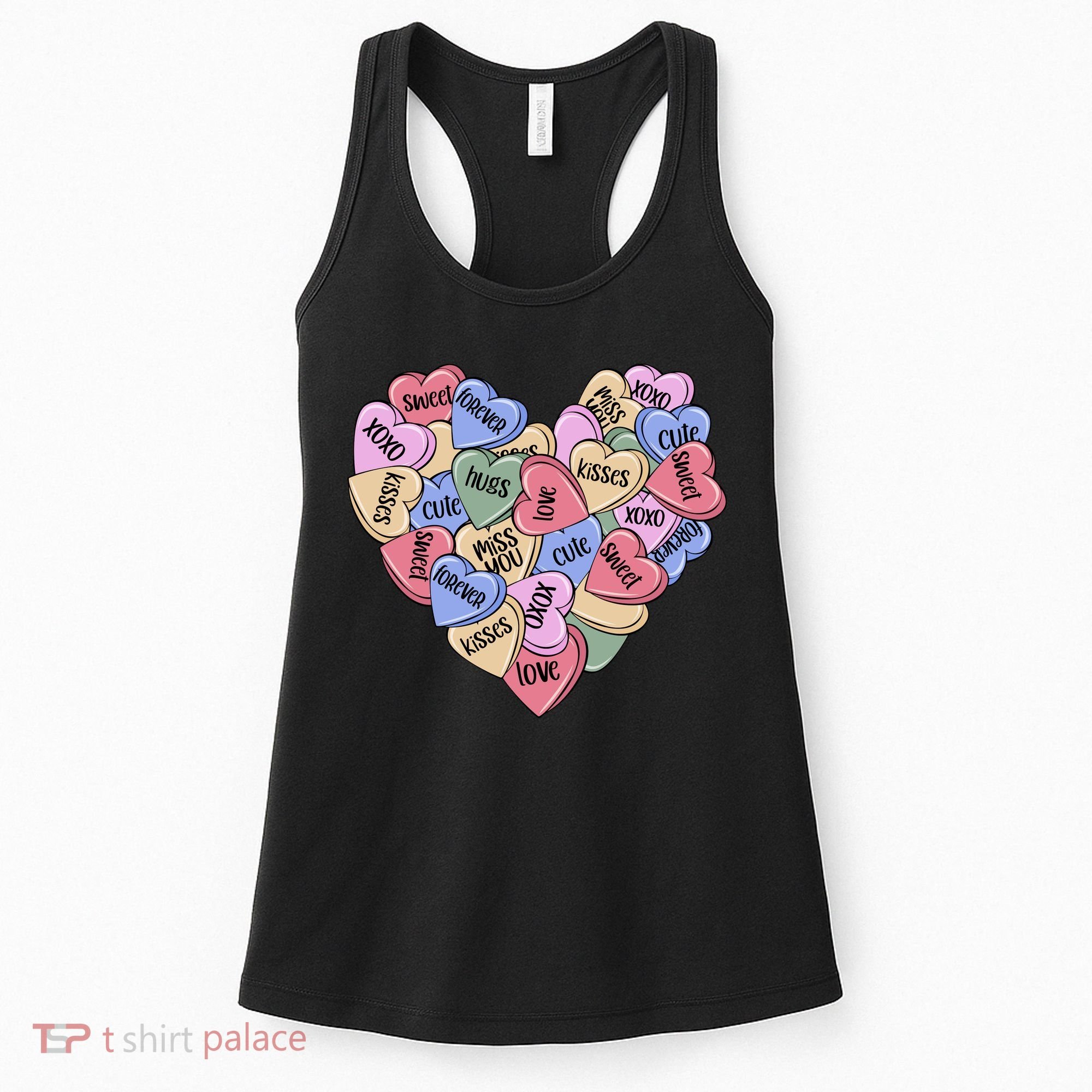 Be Mine Candy Heart Valentine Gift For Valentine Day Women's Tank Top