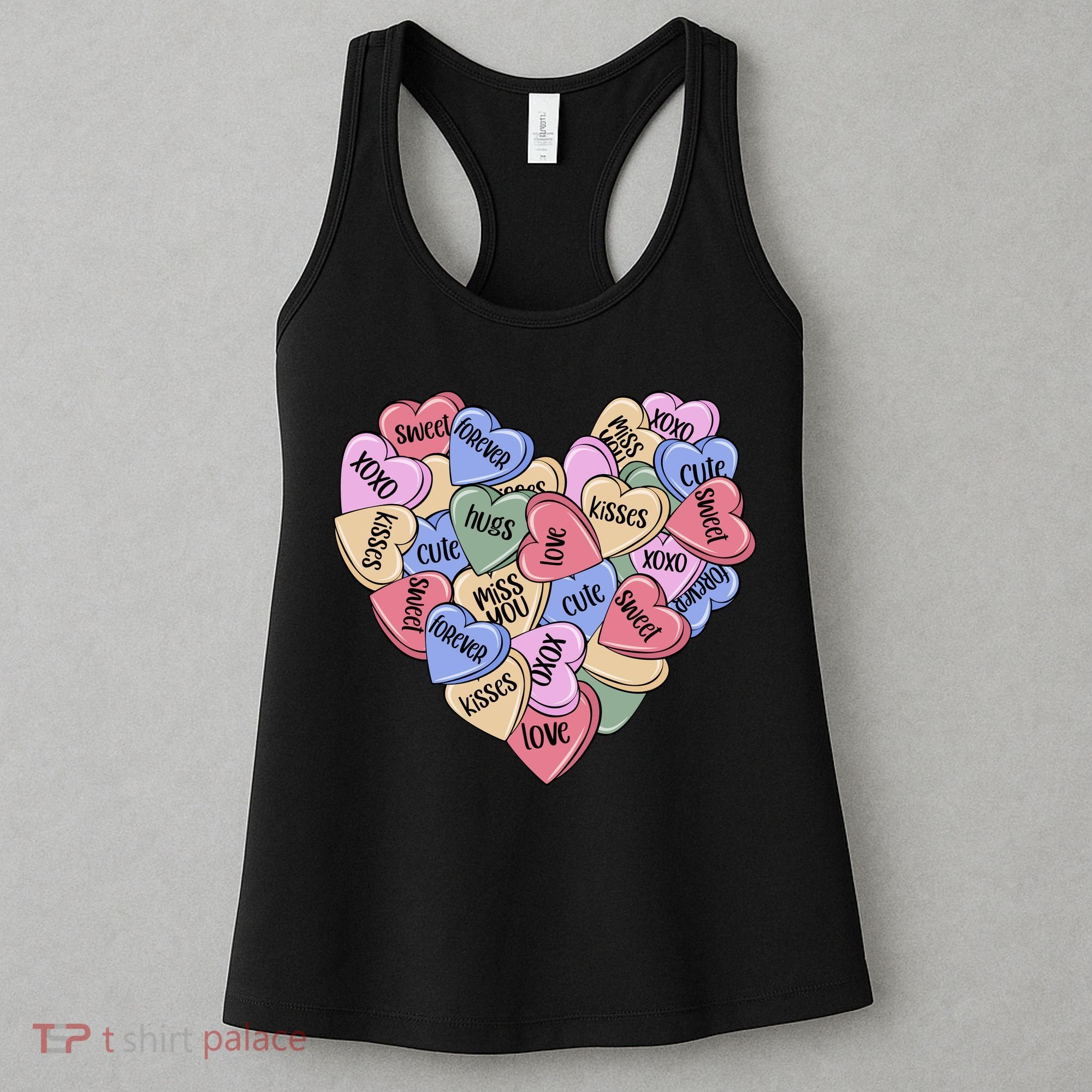 Be Mine Candy Heart Valentine Gift For Valentine Day Women's Tank Top