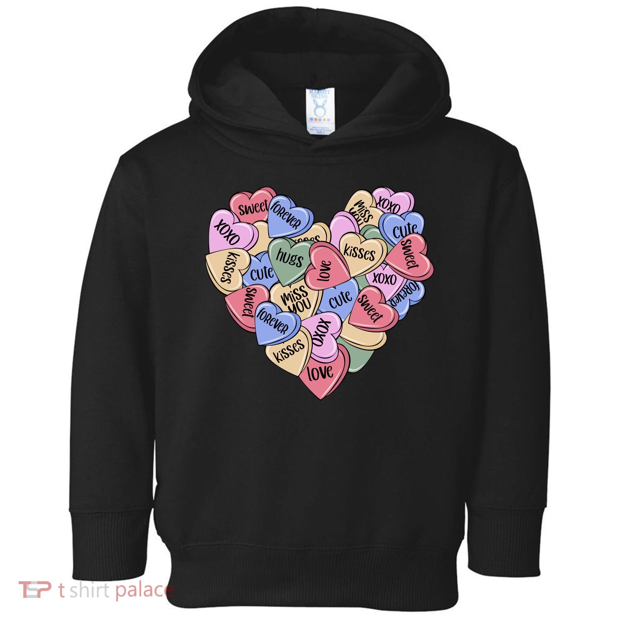Be Mine Candy Heart Valentine Gift For Valentine Day Toddler Hoodie
