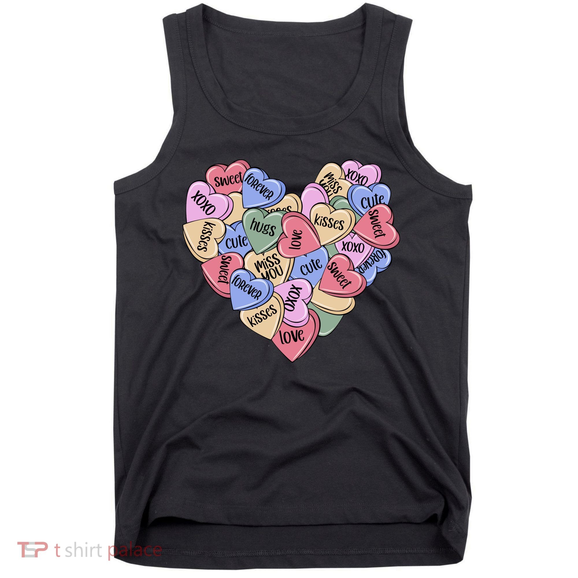 Be Mine Candy Heart Valentine Gift For Valentine Day Tank Top