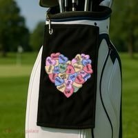 Be Mine Candy Heart Valentine Gift For Valentine Day Golf Towel thumb 2