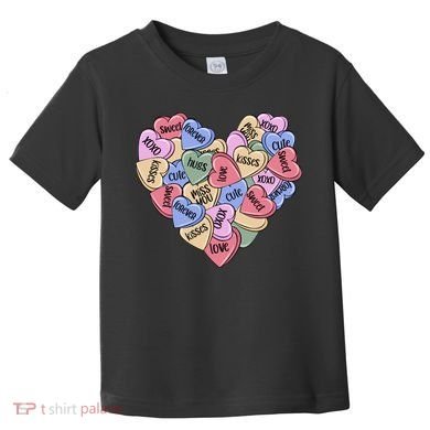 Be Mine Candy Heart Valentine Gift For Valentine Day Toddler T-Shirt