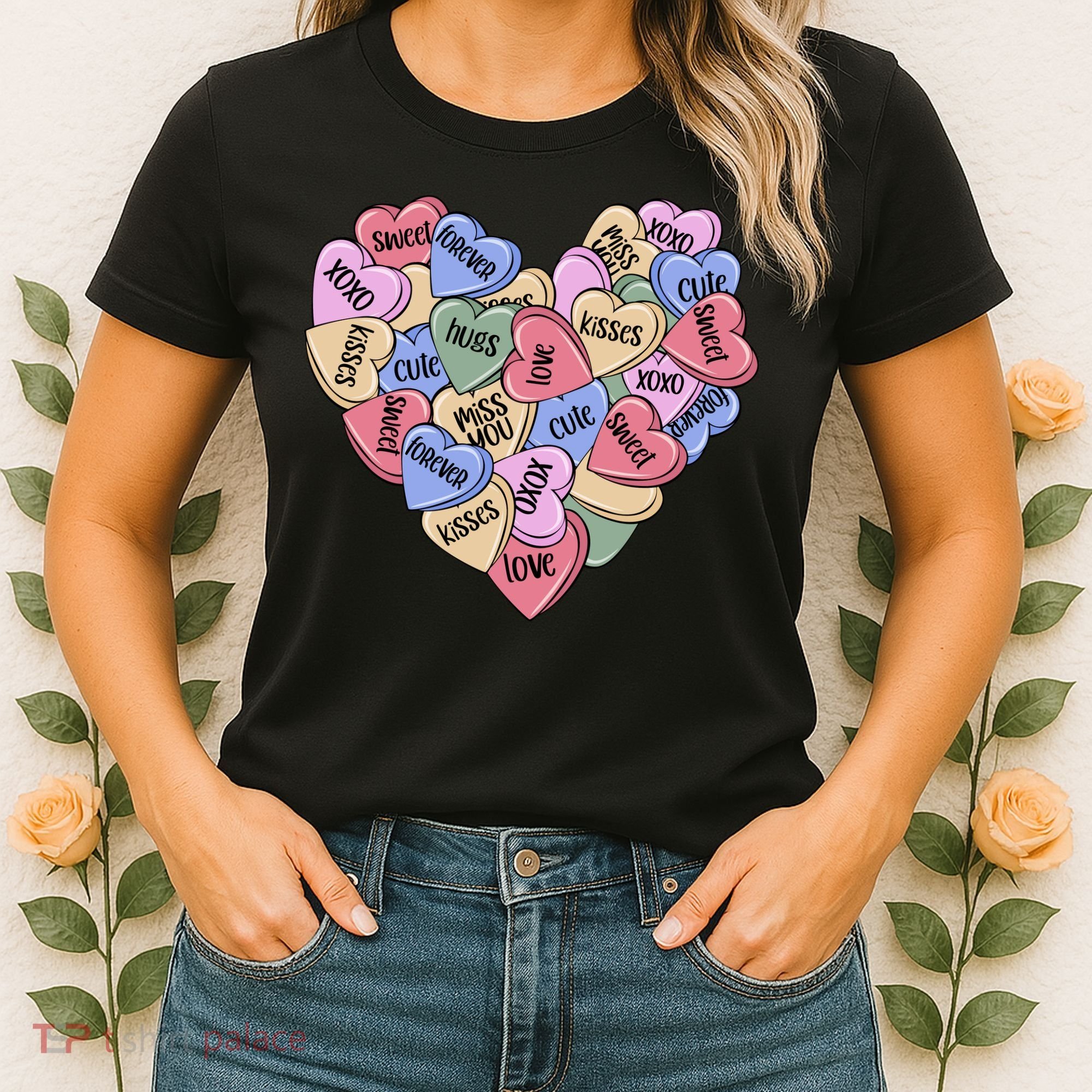 Be Mine Candy Heart Valentine Gift For Valentine Day Women's T-Shirt