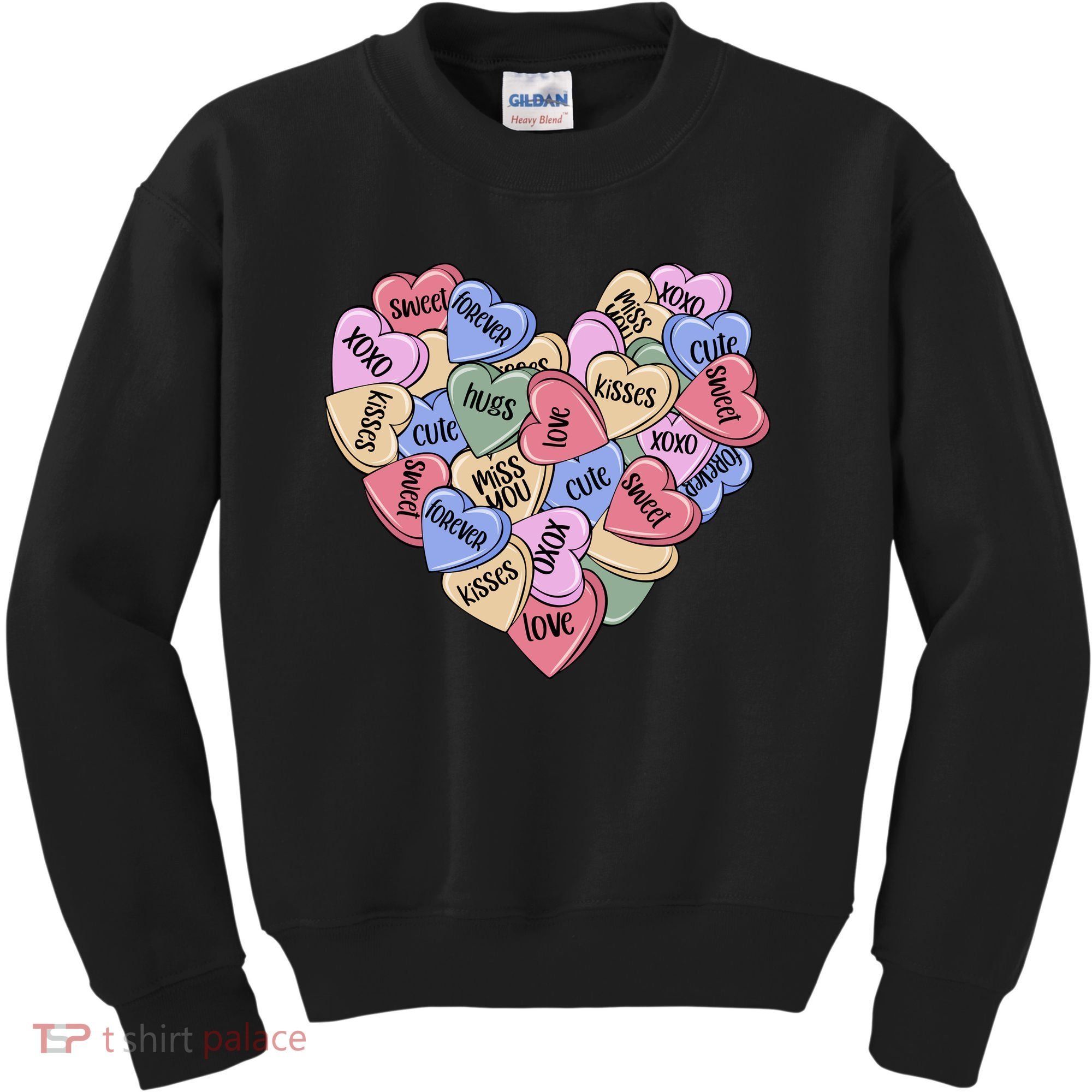 Be Mine Candy Heart Valentine Gift For Valentine Day Kids Sweatshirt