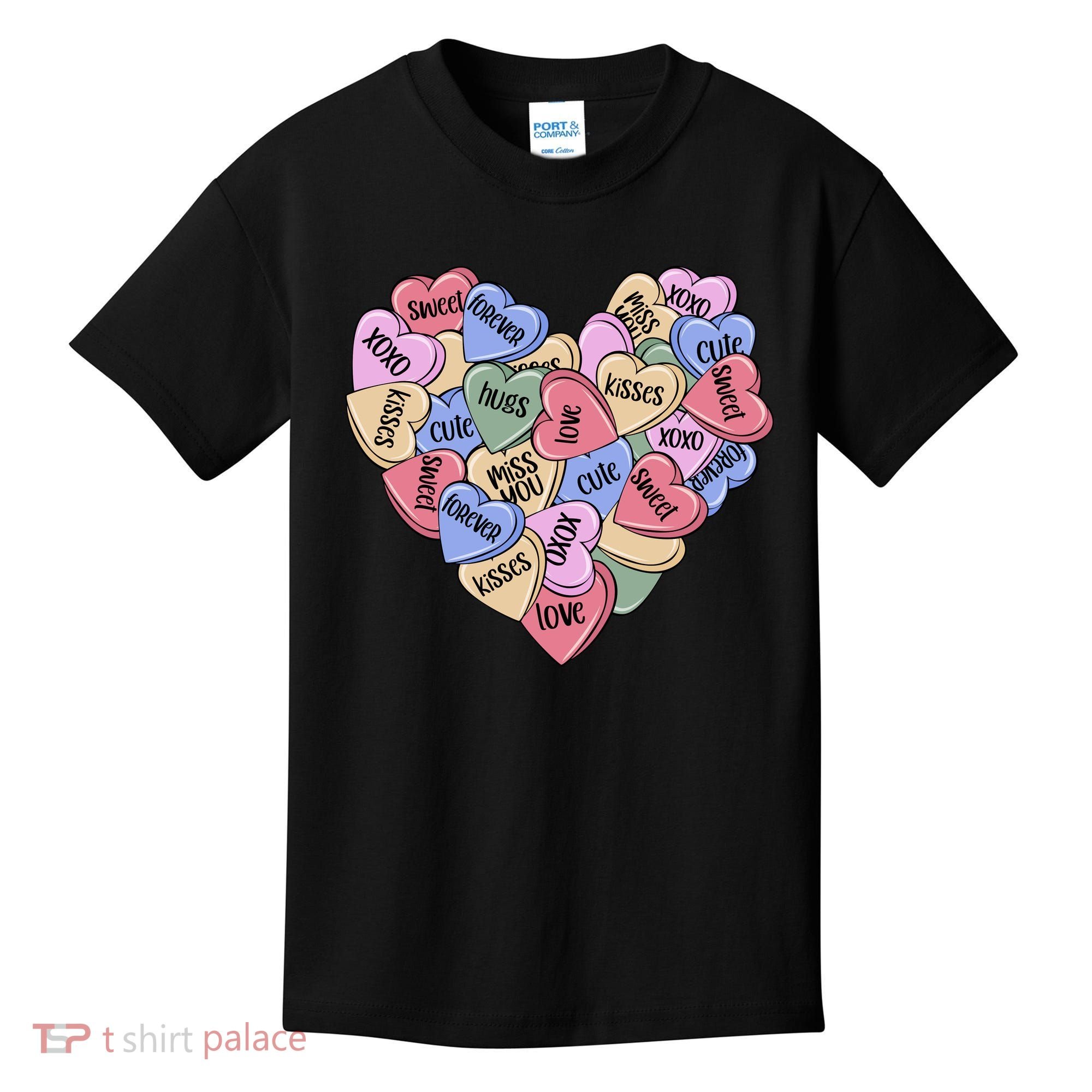 Be Mine Candy Heart Valentine Gift For Valentine Day Kids T-Shirt