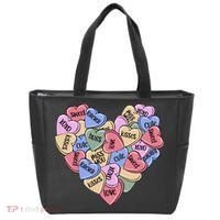 Be Mine Candy Heart Valentine Gift For Valentine Day Tote Bag thumb 0