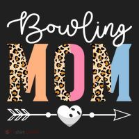 Bowling Mom Cute Bowling Game Mother's Day Leopard Gift Hat thumb 2