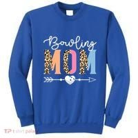 Bowling Mom Cute Bowling Game Mother's Day Leopard Gift Sweatshirt thumb 0