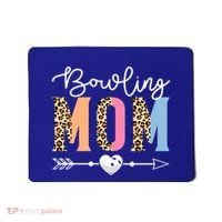 Bowling Mom Cute Bowling Game Mother's Day Leopard Gift Mousepad thumb 0