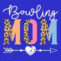 Bowling Mom Cute Bowling Game Mother's Day Leopard Gift Mousepad thumb 1