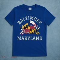Baltimore Maryland Crab State Flag Home Travel Vintage T-Shirt thumb 5