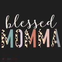 Blessed Momma Cute Leopard Print Tumbler thumb 3