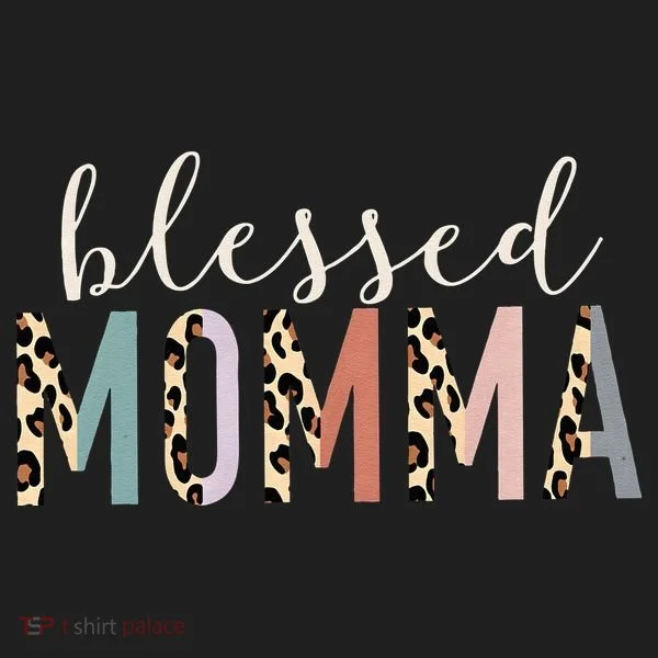 Blessed Momma Cute Leopard Print Tumbler