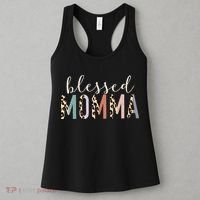 Blessed Momma Cute Leopard Print Women's Tank Top thumb 3