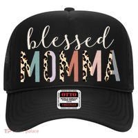 Blessed Momma Cute Leopard Print Hat thumb 0