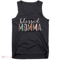 Blessed Momma Cute Leopard Print Tank Top thumb 0