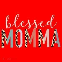 Blessed Momma Cute Leopard Print Santa Hat thumb 1