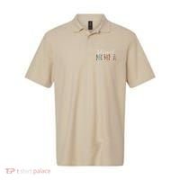 Blessed Momma Cute Leopard Print Polo thumb 0
