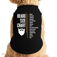 Beard Measurement Chart Beard Length Funny Growth Chart Doggie Tank thumb 0