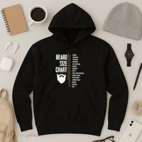 Beard Measurement Chart Beard Length Funny Growth Chart Hoodie thumb 3