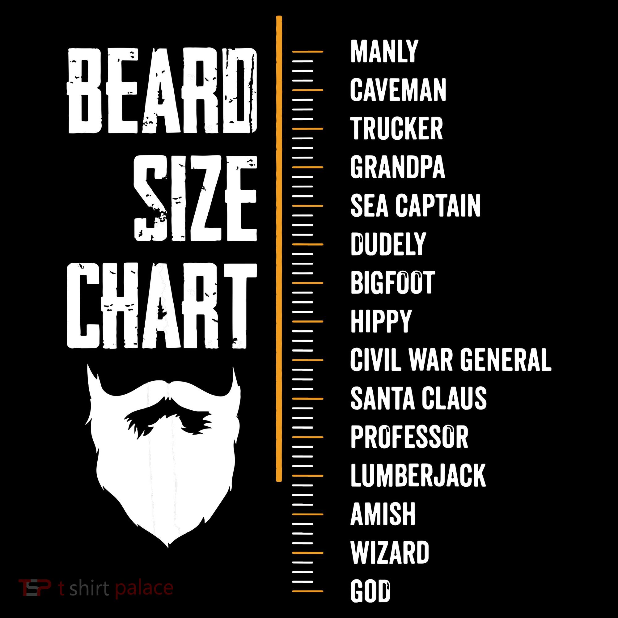 Beard Measurement Chart Beard Length Funny Growth Chart Long Sleeve Shirt