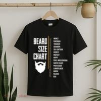 Beard Measurement Chart Beard Length Funny Growth Chart T-Shirt thumb 2