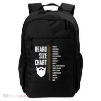 Beard Measurement Chart Beard Length Funny Growth Chart Backpack thumb 0
