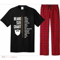 Beard Measurement Chart Beard Length Funny Growth Chart Pajama Set thumb 0