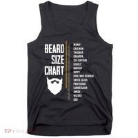 Beard Measurement Chart Beard Length Funny Growth Chart Tank Top thumb 0