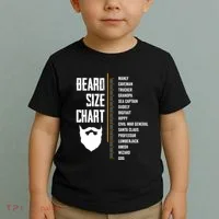 Beard Measurement Chart Beard Length Funny Growth Chart Toddler T-Shirt thumb 2