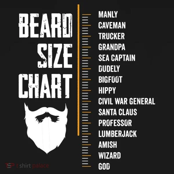 Beard Measurement Chart Beard Length Funny Growth Chart Kids Long Sleeve Shirt
