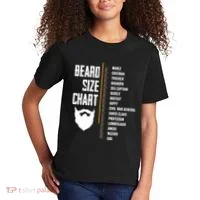 Beard Measurement Chart Beard Length Funny Growth Chart Kids T-Shirt thumb 2