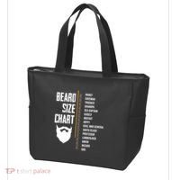 Beard Measurement Chart Beard Length Funny Growth Chart Tote Bag thumb 3