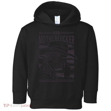 Bad Motherfucker Cowboy Toddler Hoodie