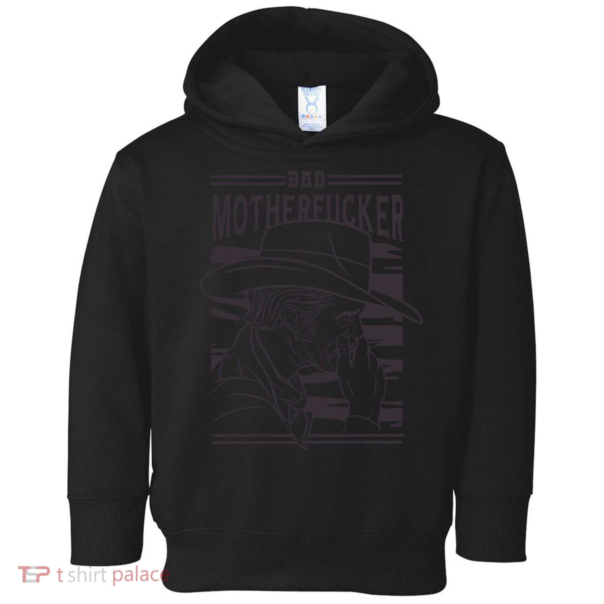 Bad Motherfucker Cowboy Toddler Hoodie