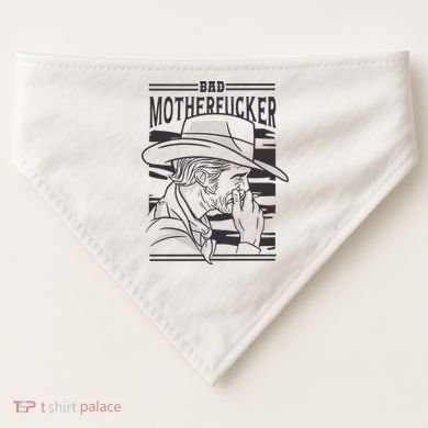 Bad Motherfucker Cowboy USA-Made Doggie Bandana