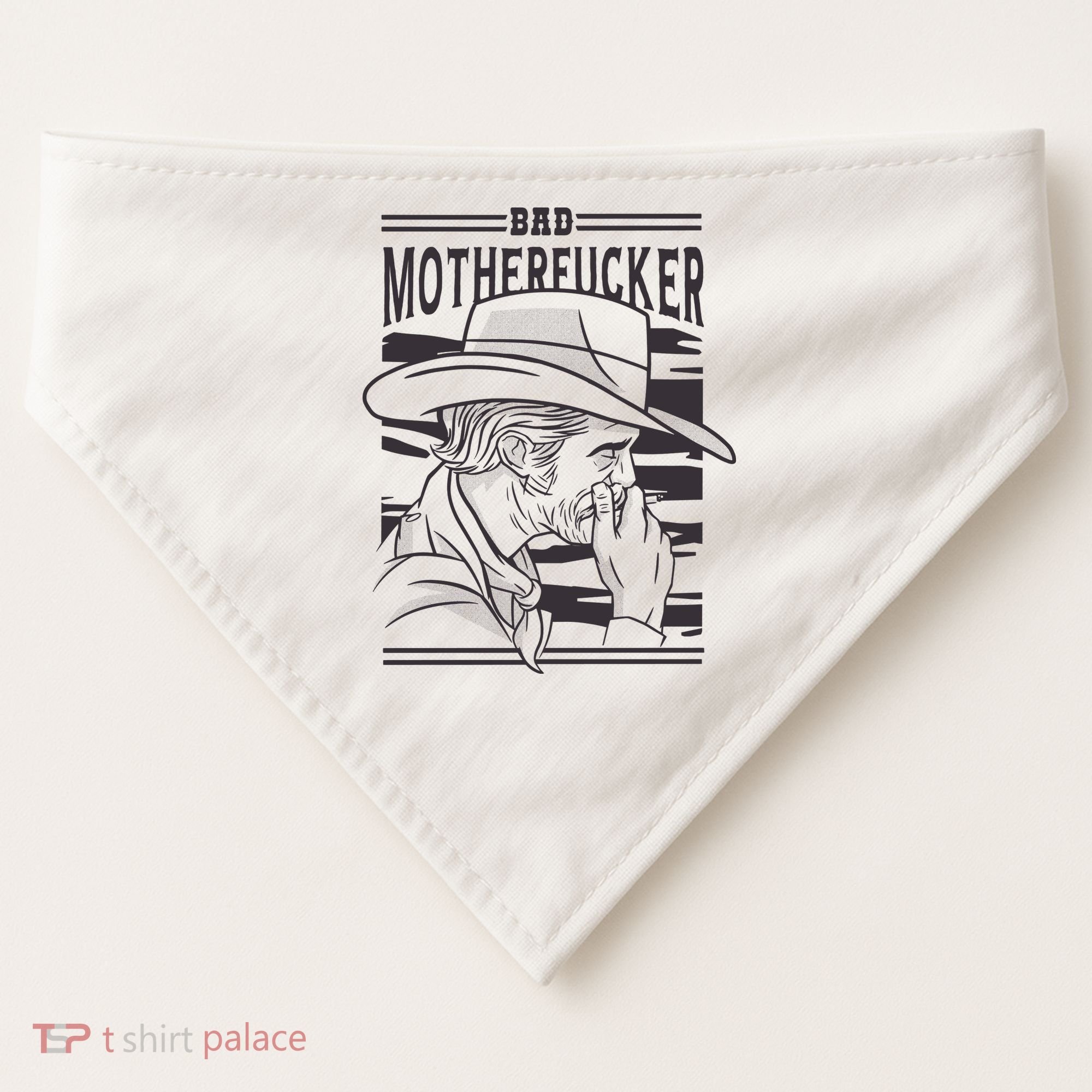 Bad Motherfucker Cowboy USA-Made Doggie Bandana