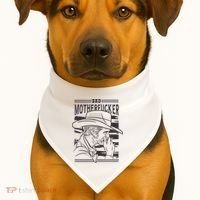 Bad Motherfucker Cowboy USA-Made Doggie Bandana thumb 1
